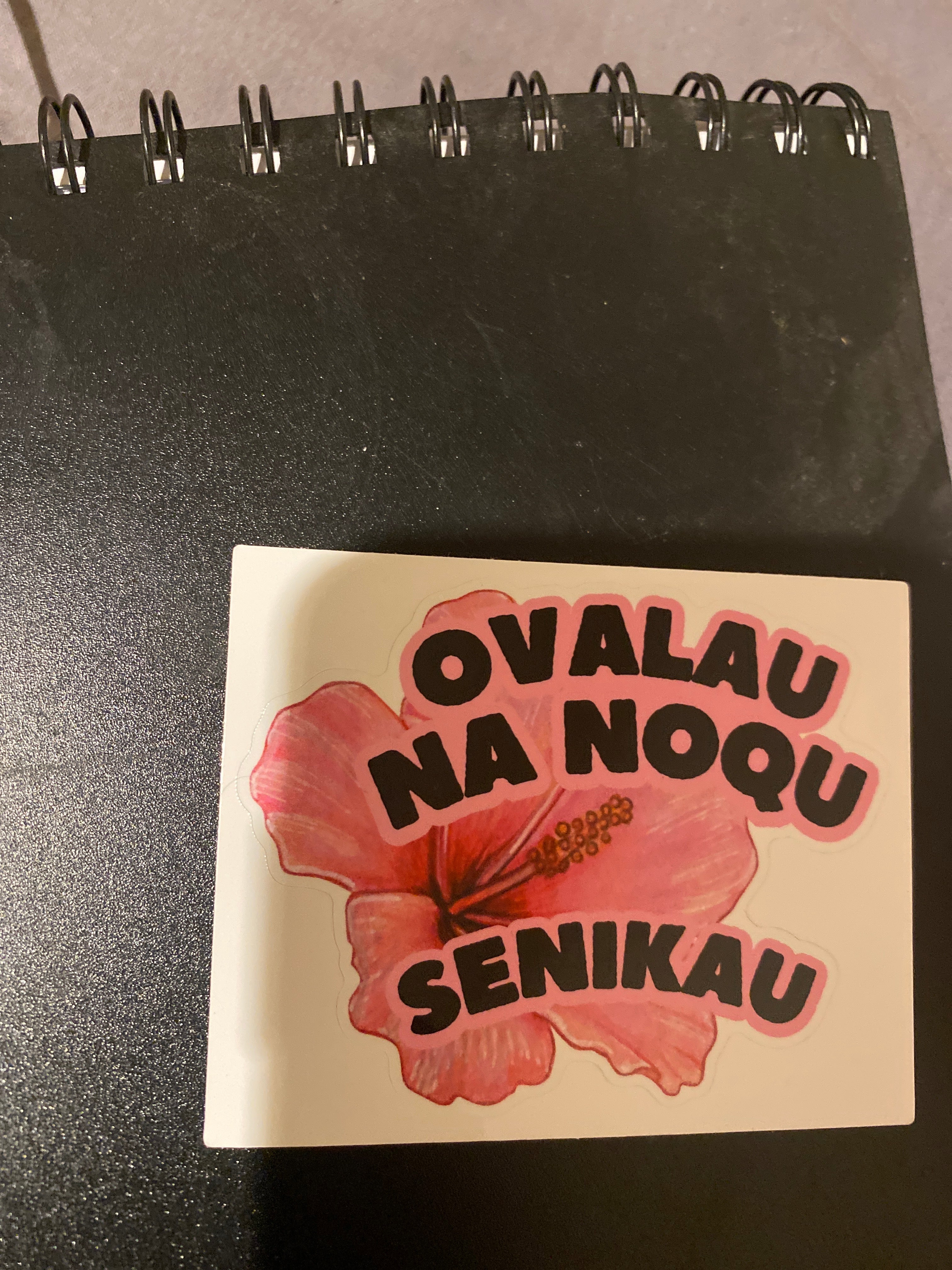 OVALAU NA NOQU SENIKAU Stationery Sticker