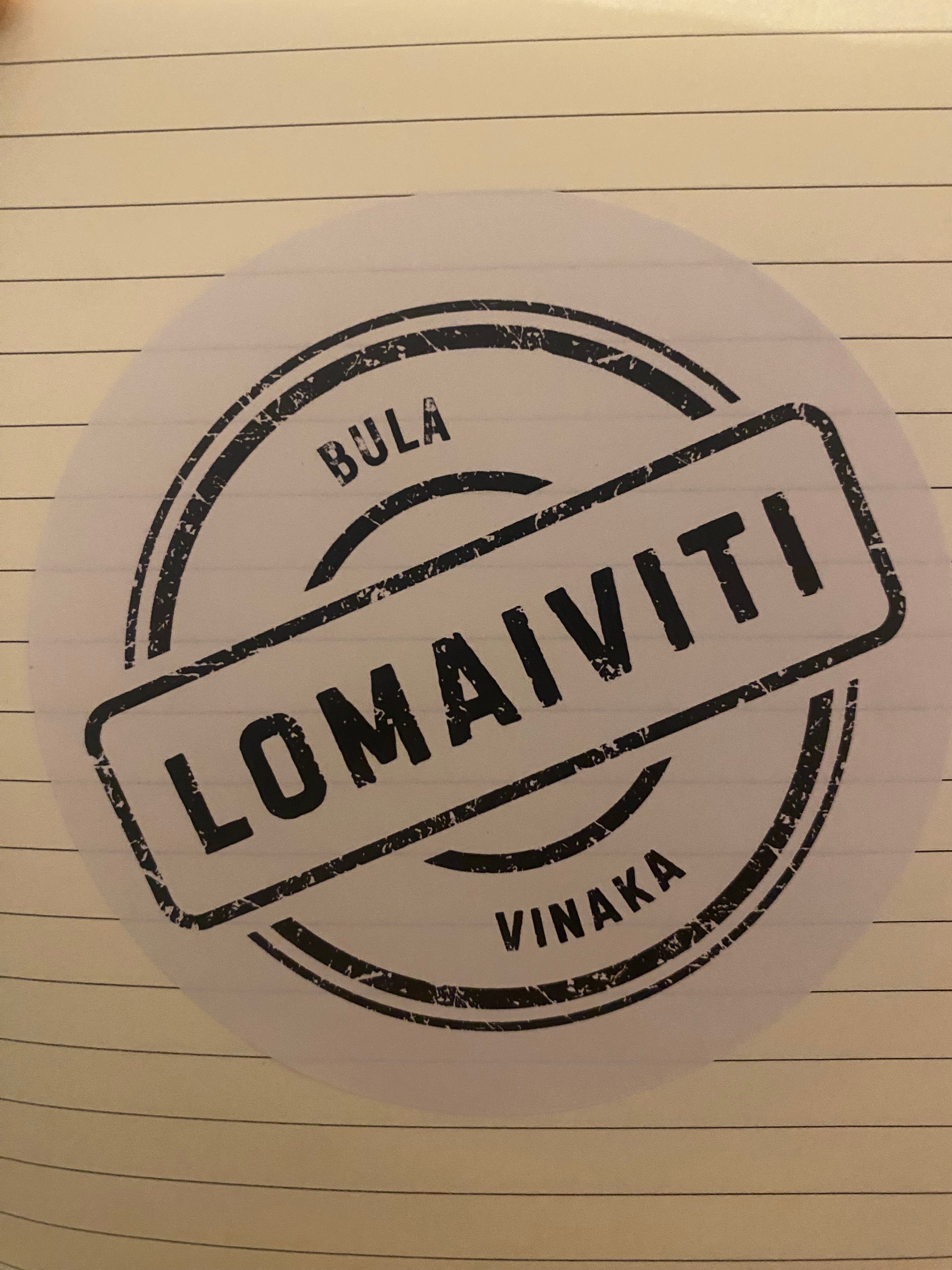 Lomaiviti - Bula Vinaka sticker