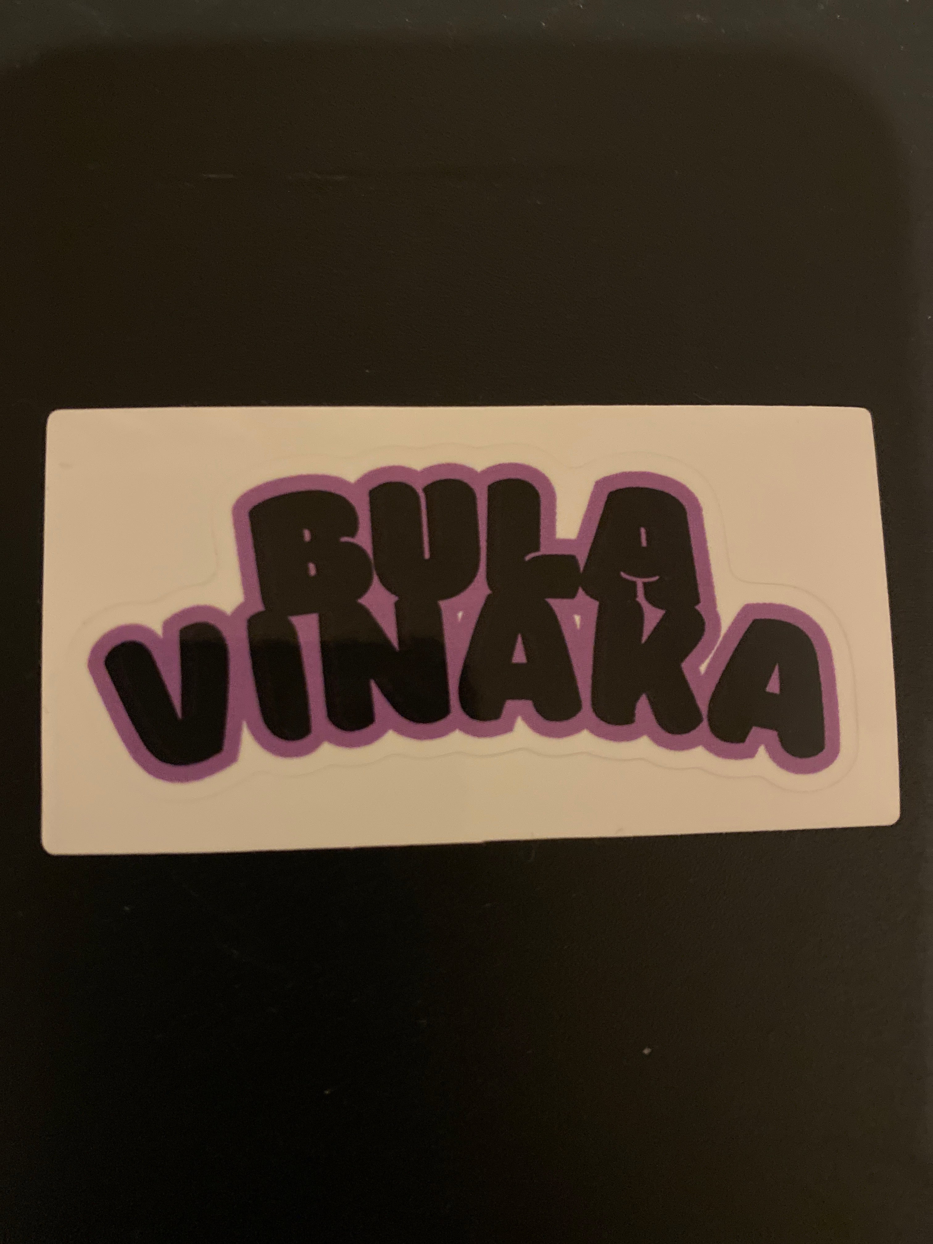 Bula Vinaka Stationery Sticker