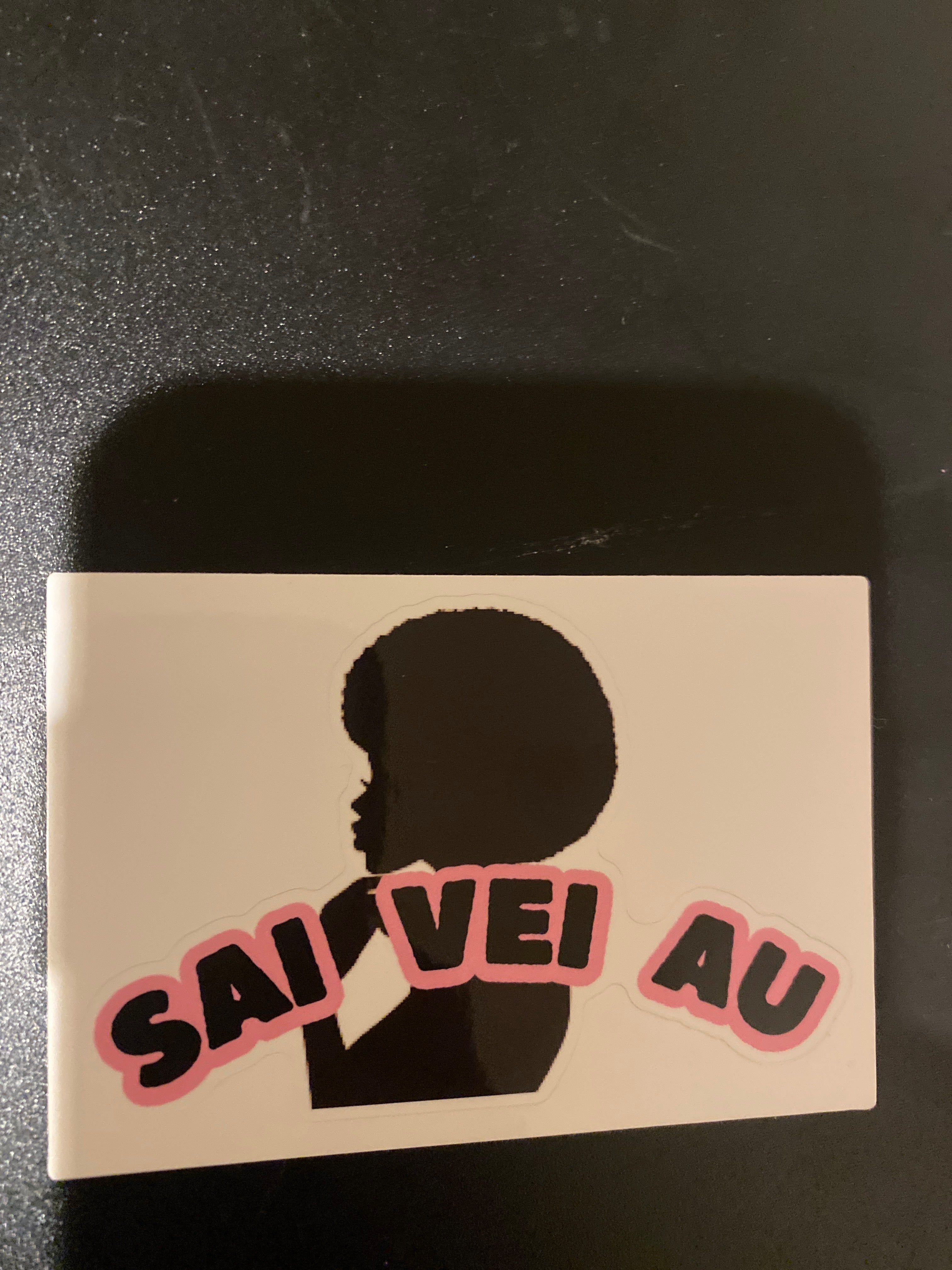 SAI VEI AU Stationery Sticker