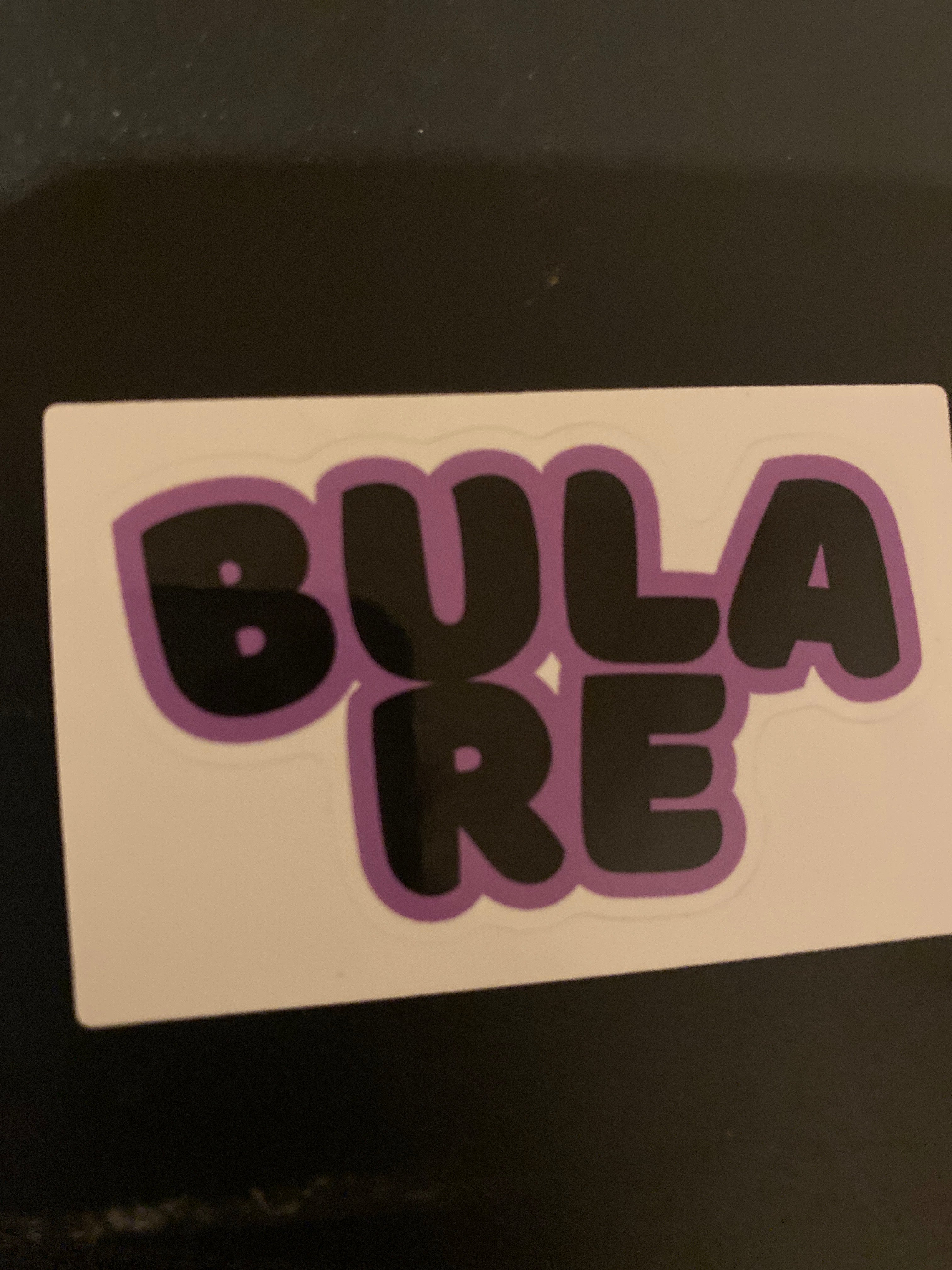 Bula Re Stationery Sticker