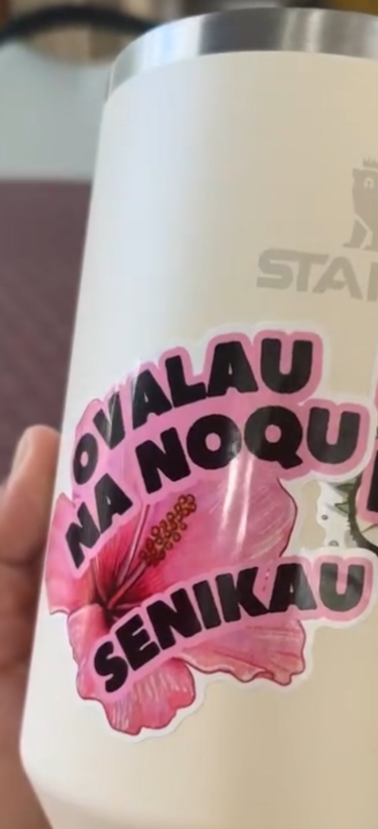OVALAU NA NOQU SENIKAU Stationery Sticker