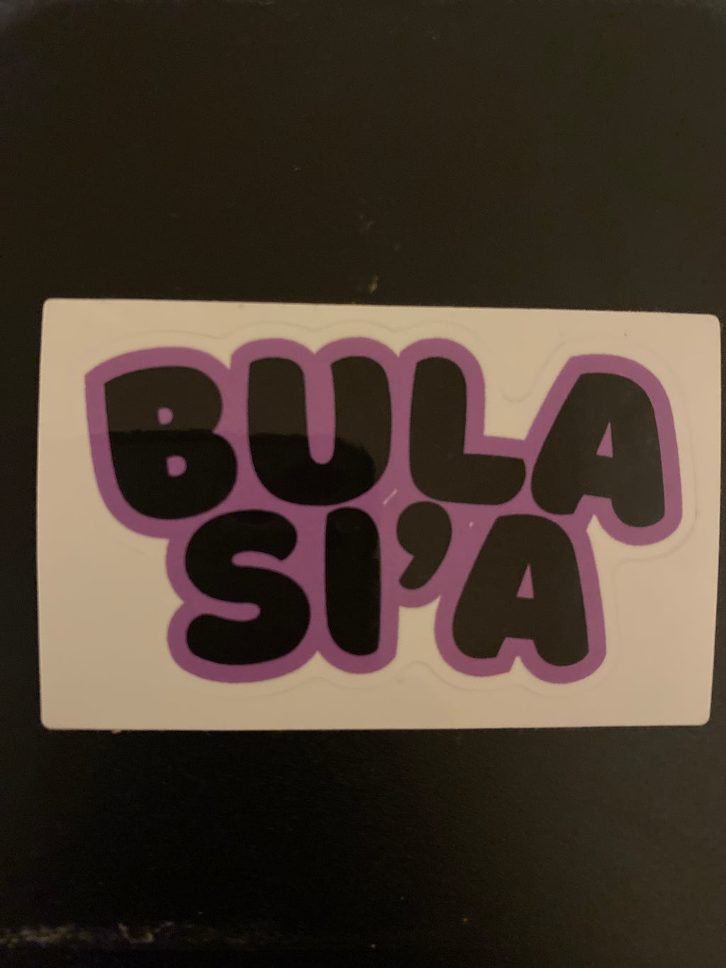 Bula Si’a Stationery Sticker