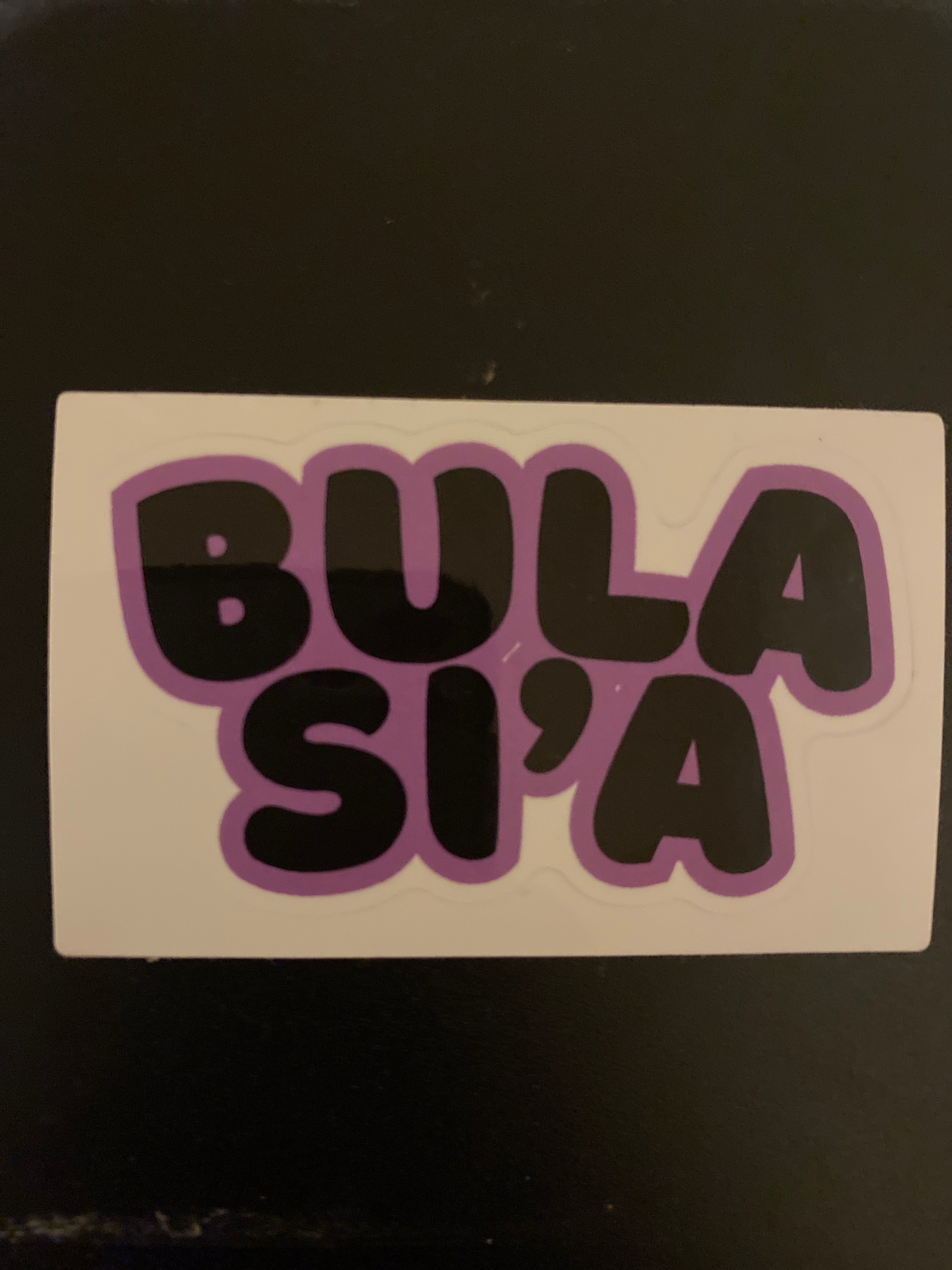 Bula Si’a Stationery Sticker