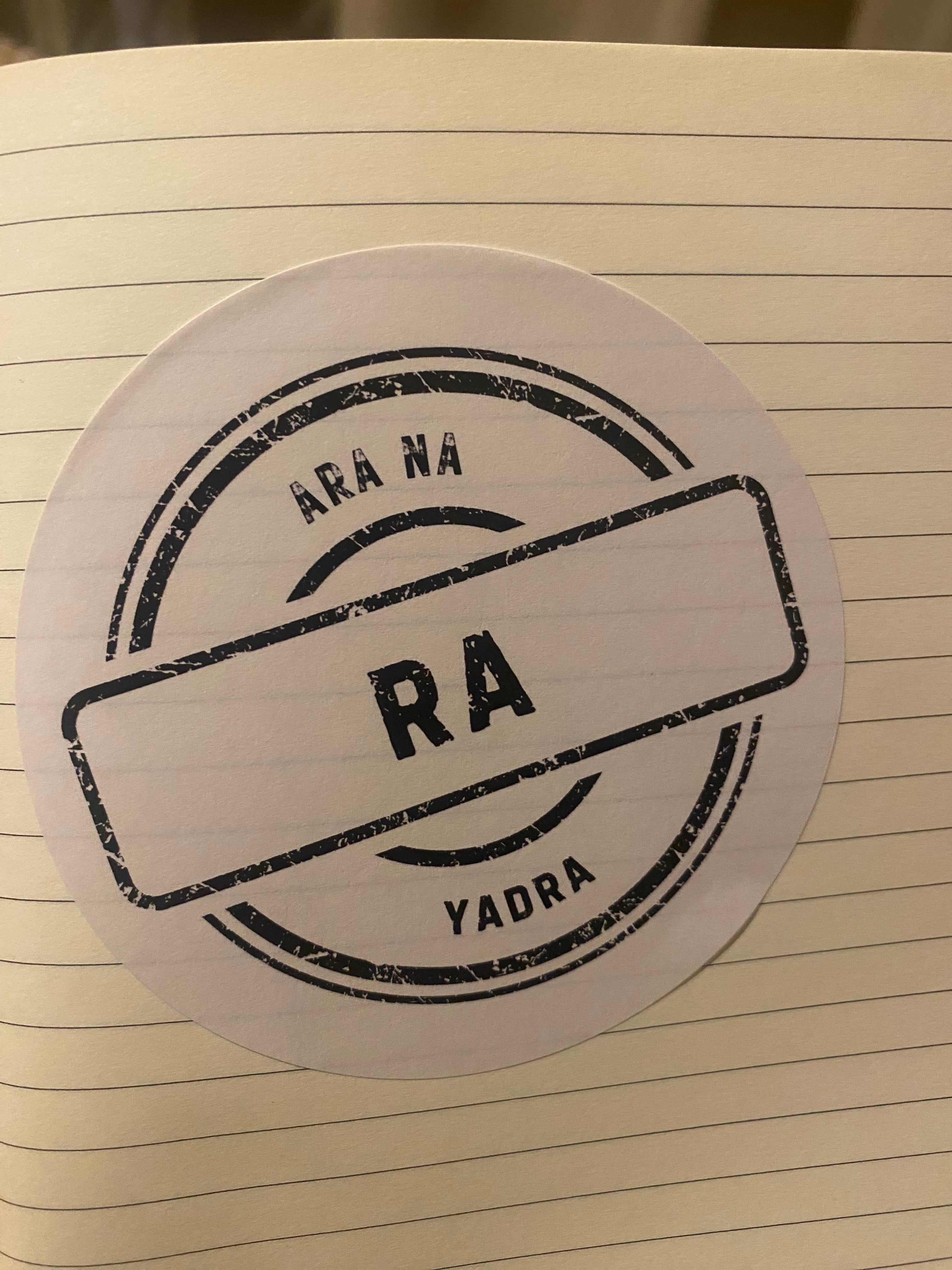 Ra - Ara na Yadra sticker