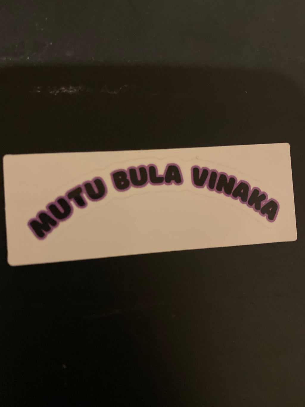 Mutu Bula Vinaka Stationery Sticker
