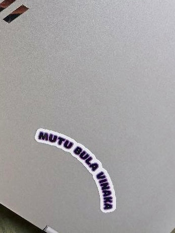 Mutu Bula Vinaka Stationery Sticker