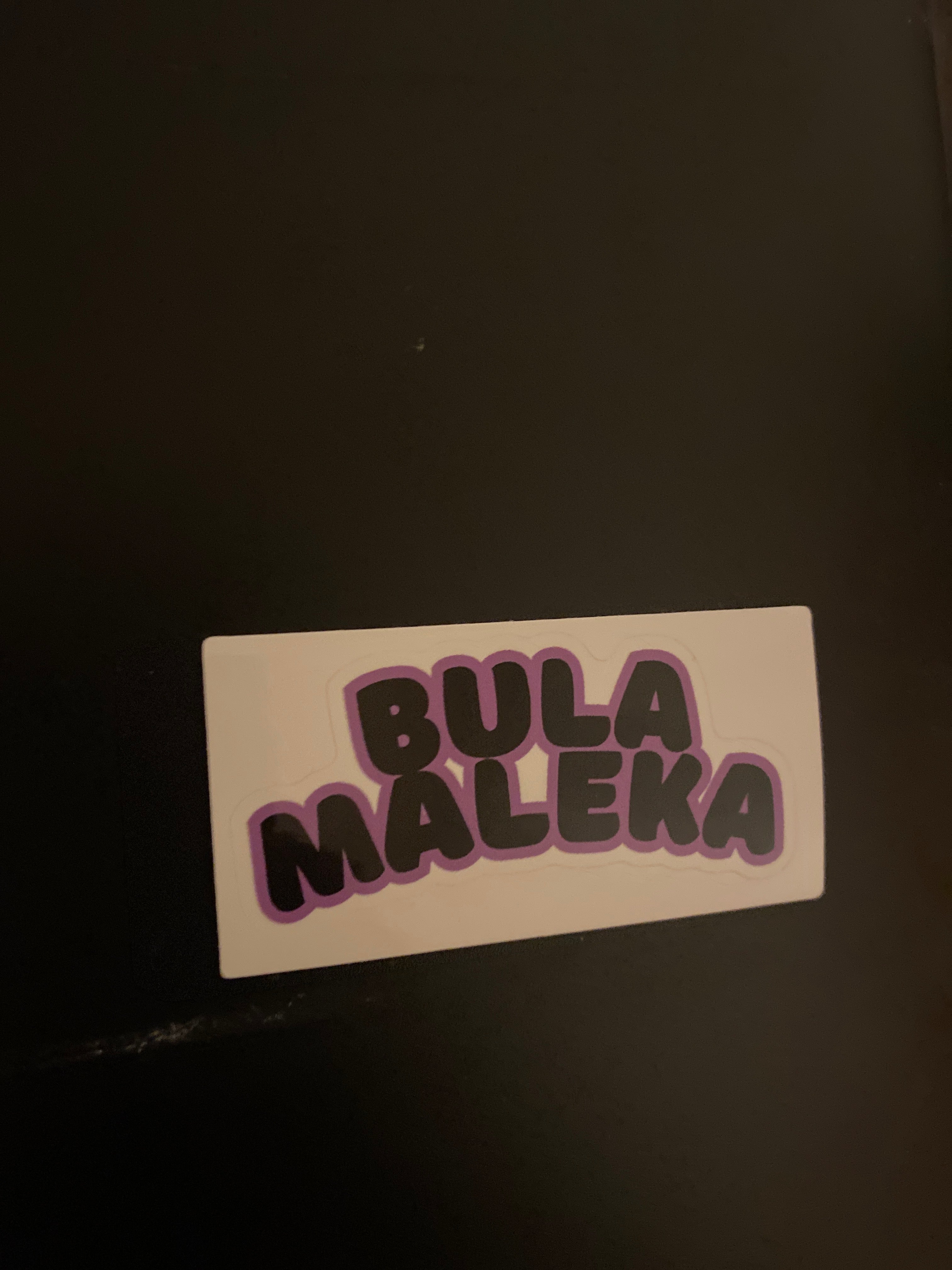 Bula Maleka Stationery Stickers