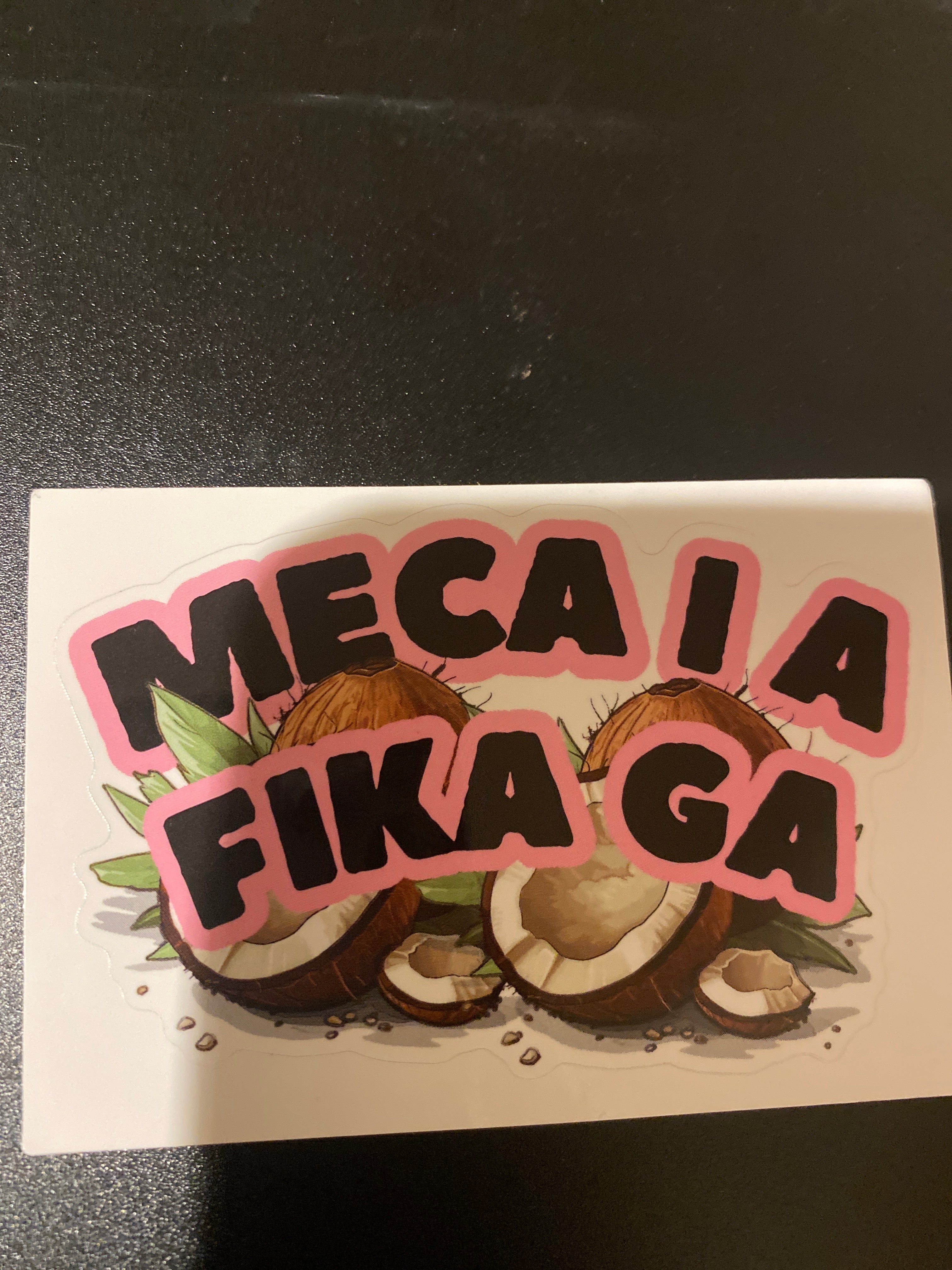 MECA I A FIKA GA Stationery Sticker