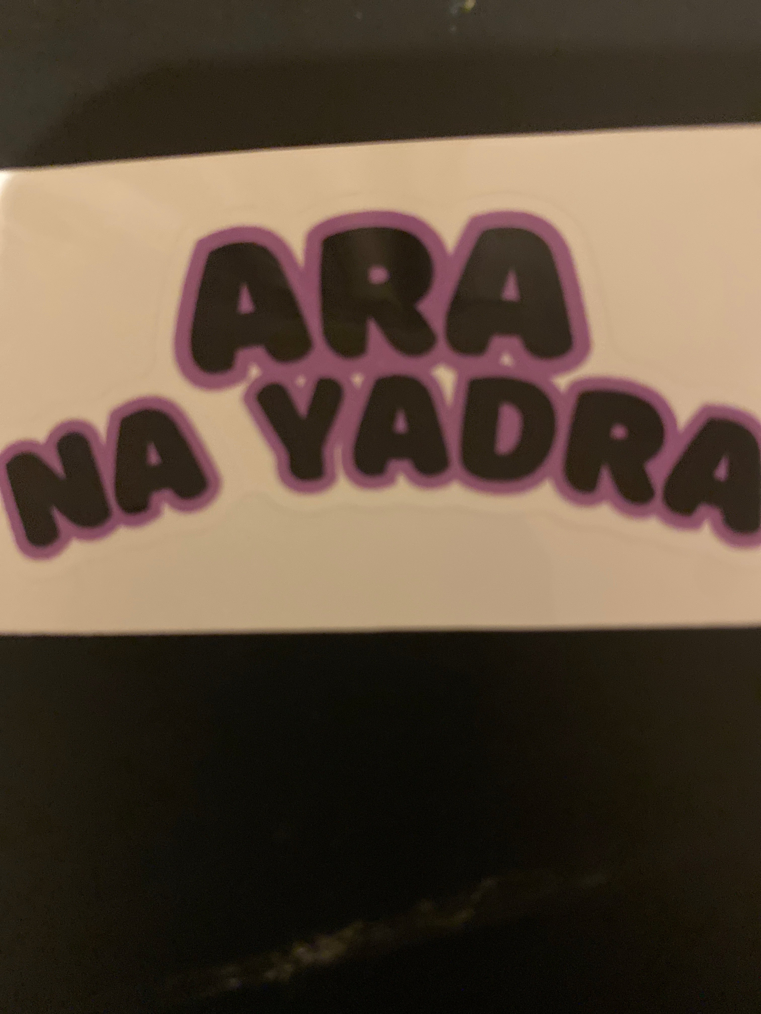 Ara na Yadra Stationery Sticker