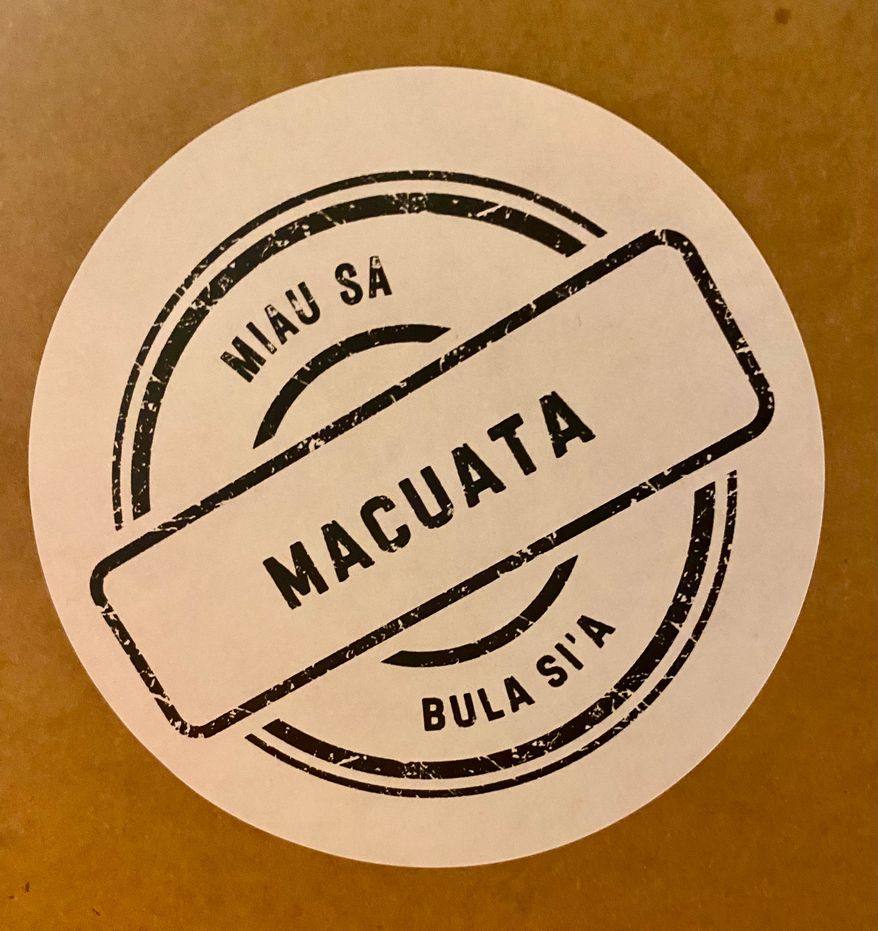 Macuata - Bula Si'a sticker